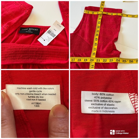 Women's Red Top - Picture 6 of 9